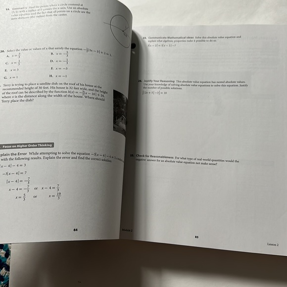 Houghton Mifflin Harcourt Algebra 2 Volume 1 - Picture 5 of 13